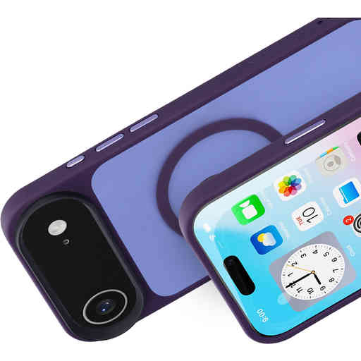 Mobiparts Hardcover Apple iPhone Air Satin Purple (Magsafe Compatible)