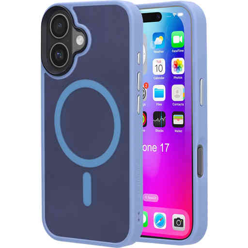 Mobiparts Hardcover Apple iPhone 17 Satin Light Blue(Magsafe Compatible)