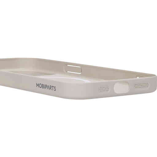 Mobiparts Slim Line Case Apple iPhone 15 (MagSafe Compatible) Off White
