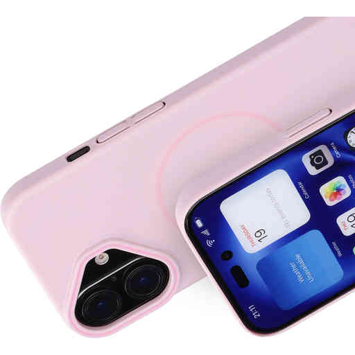 Mobiparts Slim Line Case Apple iPhone 16 (MagSafe Compatible) Blush Pink