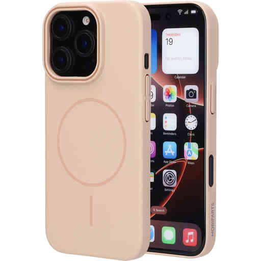 Mobiparts Slim Line Case Apple iPhone 16 Pro (MagSafe Compatible) Dune Sand