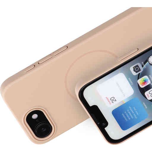 Mobiparts Slim Line Case Apple iPhone 16e (MagSafe Compatible) Dune Sand