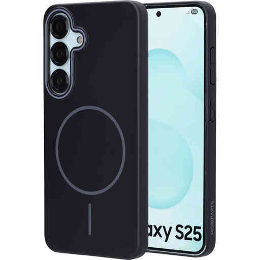Mobiparts Slim Line Case Samsung Galaxy S25 (MagSafe Compatible) Onyx Black