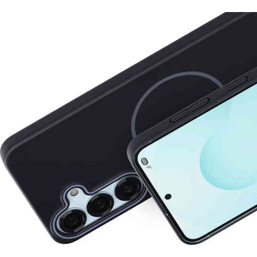 Mobiparts Slim Line Case Samsung Galaxy S25 (MagSafe Compatible) Onyx Black