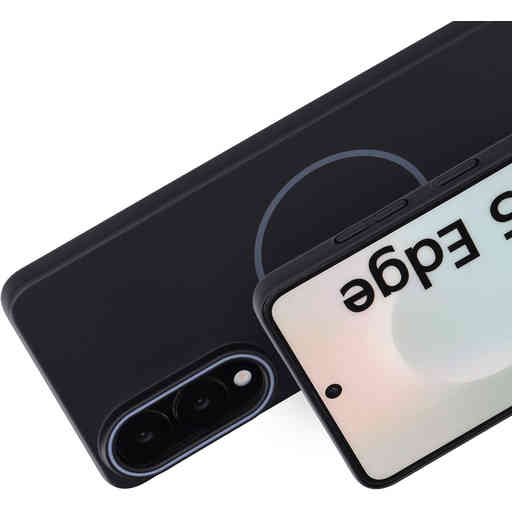 Mobiparts Slim Line Case Samsung Galaxy S25 Edge (MagSafe Compatible) Onyx Black
