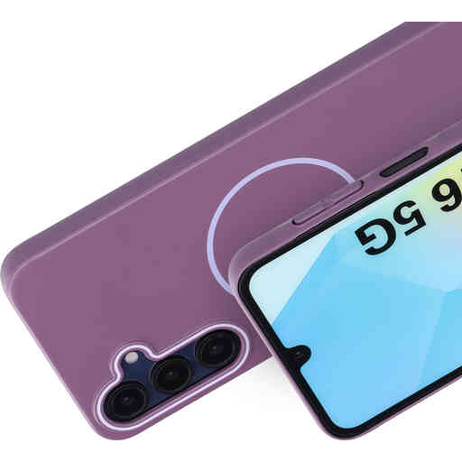 Mobiparts Slim Line Case Samsung Galaxy A16 (MagSafe Compatible) Imperial Purple