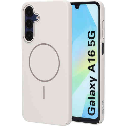 Mobiparts Slim Line Case Samsung Galaxy A16 (MagSafe Compatible) Off White