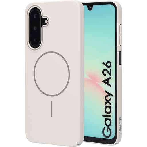 Mobiparts Slim Line Case Samsung Galaxy A26 (MagSafe Compatible) Off White