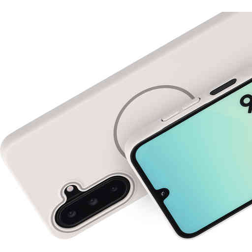 Mobiparts Slim Line Case Samsung Galaxy A26 (MagSafe Compatible) Off White