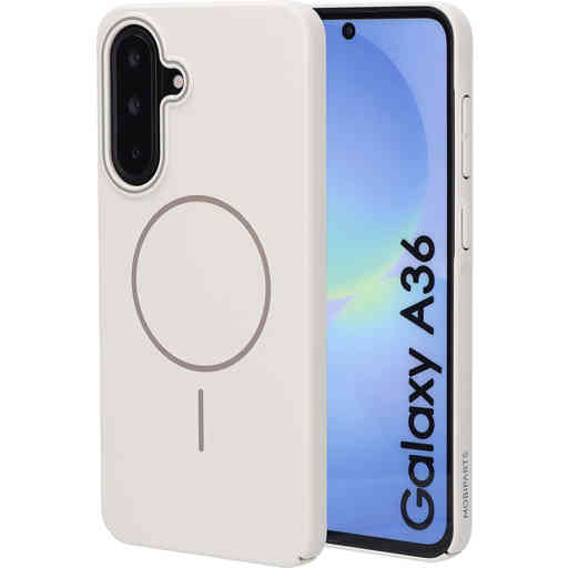 Mobiparts Slim Line Case Samsung Galaxy A36 (MagSafe Compatible) Off White