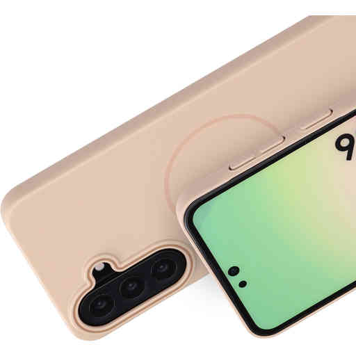 Mobiparts Slim Line Case Samsung Galaxy A56 (MagSafe Compatible) Dune Sand