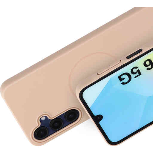 Mobiparts Slim Line Case Samsung Galaxy A16 (MagSafe Compatible) Dune Sand