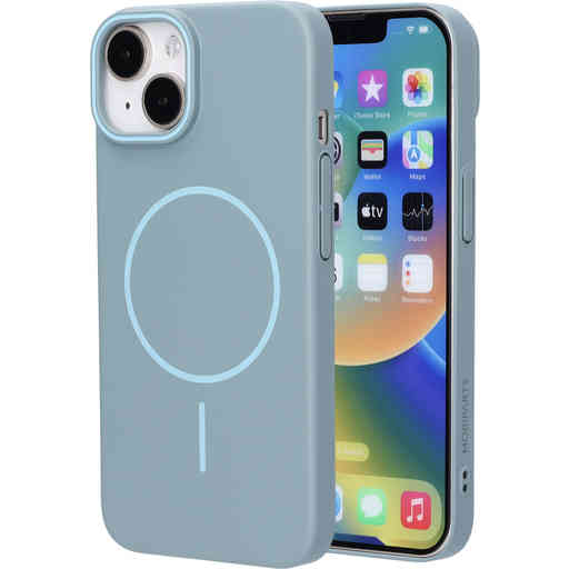 Mobiparts Slim Line Case Apple iPhone 14 (MagSafe Compatible) Sage Green