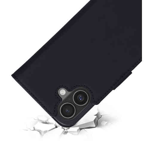 Mobiparts Leather Wallet Case Apple iPhone 17 Black (MagSafe Compatible)