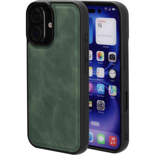 Mobiparts Classic  Backcover Apple iPhone 16 Emerald Green (MagSafe Compatible)