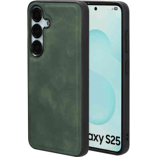 Mobiparts Classic  Backcover Samsung Galaxy S25 Emerald Green (MagSafe Compatible)