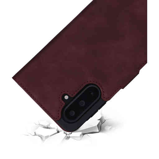Mobiparts Classic Wallet Case Samsung Galaxy A17 Velvet Red