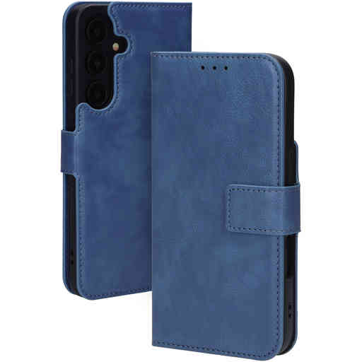 Mobiparts Classic Wallet Case Samsung Galaxy S25 FE Steel Blue