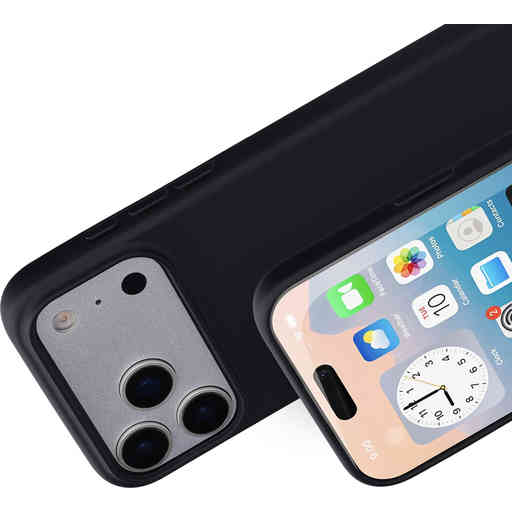 Mobiparts Silicone Cover Apple iPhone 17 Pro Max Black