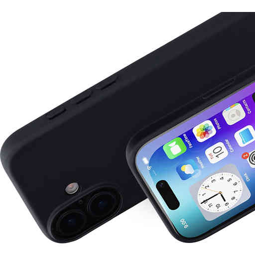 Mobiparts Silicone Cover Apple iPhone 17 Black