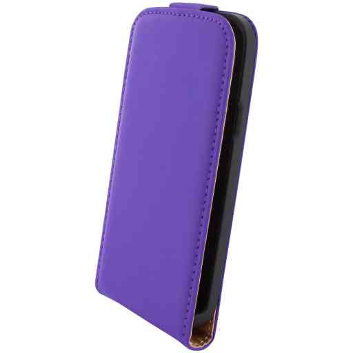 Mobiparts Premium Flip Case Samsung Galaxy S4 Mini Purple