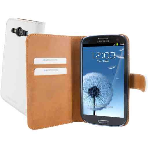 Mobiparts Premium Wallet Case Samsung Galaxy S3 White