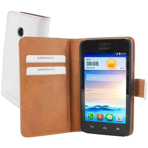 Mobiparts Premium Wallet Case Huawei Ascend Y330 White