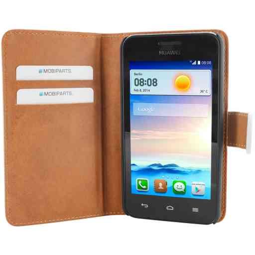 Mobiparts Premium Wallet Case Huawei Ascend Y330 White