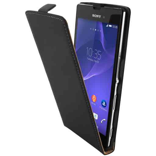 Mobiparts Premium Flip Case Sony Xperia T3 Black
