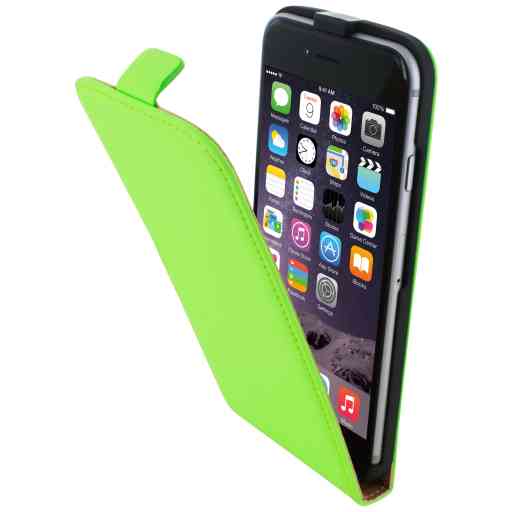 Mobiparts Premium Flip Case Apple iPhone 6/6S Green