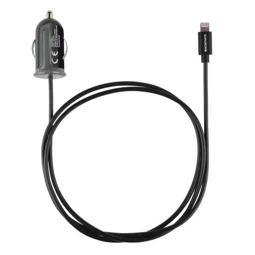 Mobiparts Car Charger Apple Lightning 2.4A Black