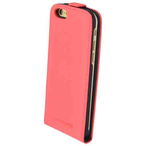 Mobiparts Premium Flip Case Apple iPhone 6/6S Peach Pink