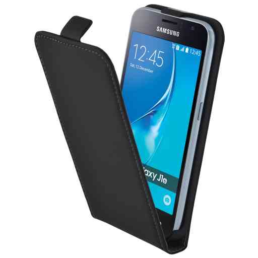 Mobiparts Premium Flip Case Samsung Galaxy J1 (2016) Black