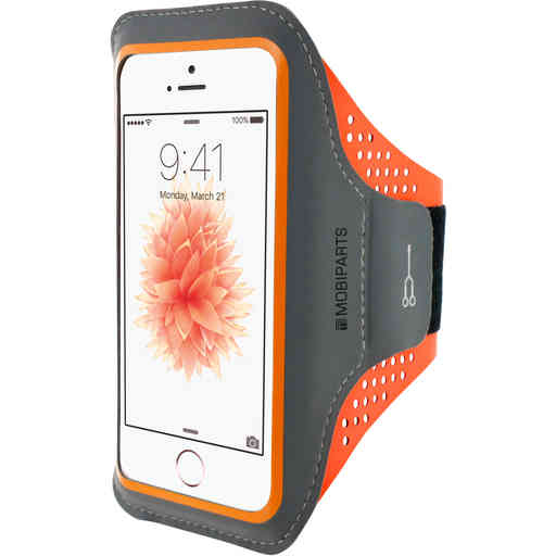 Mobiparts Comfort Fit Sport Armband Apple iPhone 5/5S/SE Neon Orange
