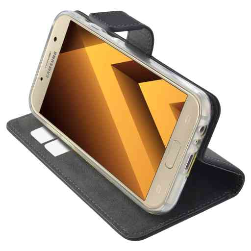 Mobiparts Premium Wallet TPU Case Samsung Galaxy A3 (2017) Black 