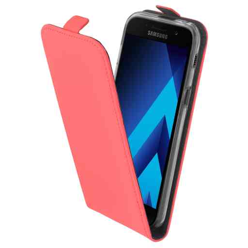 Mobiparts Premium Flip TPU Case Samsung Galaxy A5 (2017) Peach Pink 