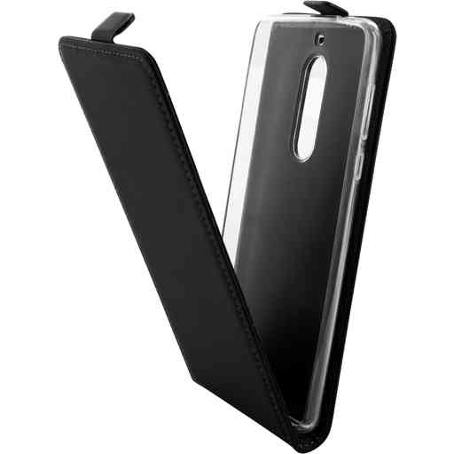 Mobiparts Premium Flip TPU Case Nokia 5 Black
