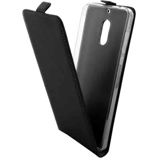 Mobiparts Premium Flip TPU Case Nokia 6 Black
