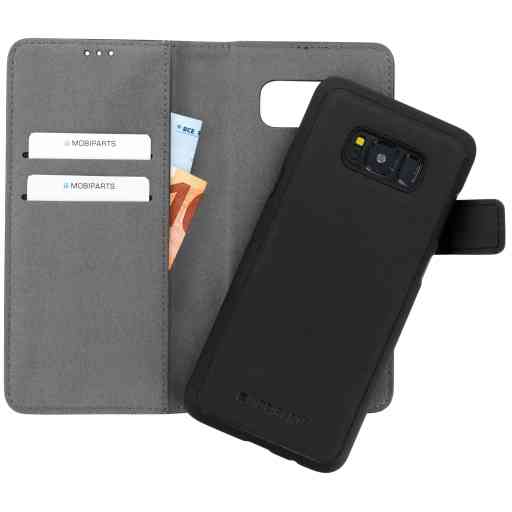 Mobiparts 2 in 1 Premium Wallet Case Samsung Galaxy S8 Plus Black