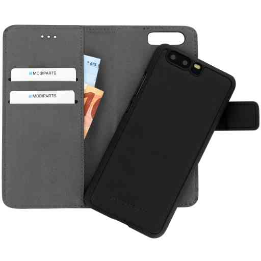 Mobiparts 2 in 1 Premium Wallet Case Huawei P10 Black