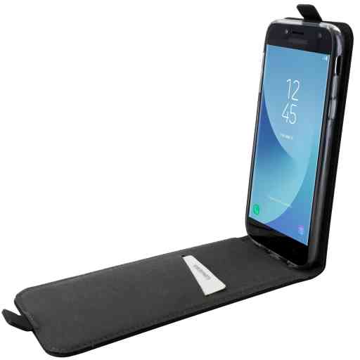 Mobiparts Premium Flip TPU Case Samsung Galaxy J5 (2017) Black