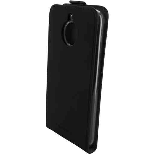 Mobiparts Premium Flip TPU Case Motorola Moto E4 Plus Black 