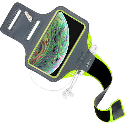 Mobiparts Comfort Fit Sport Armband Apple iPhone X/XS Neon Green