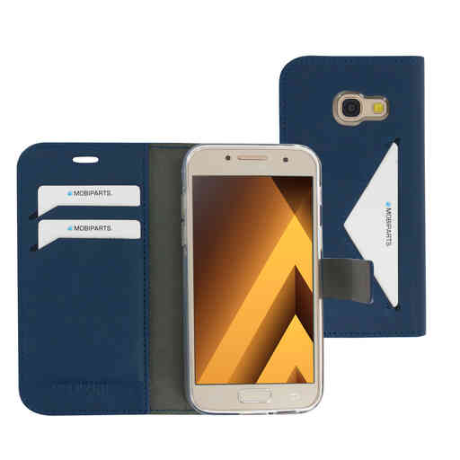 Mobiparts Classic Wallet Case Samsung Galaxy A3 (2017) Blue