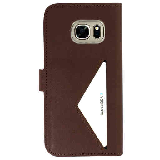 Mobiparts Classic Wallet Case Samsung Galaxy S7 Brown
