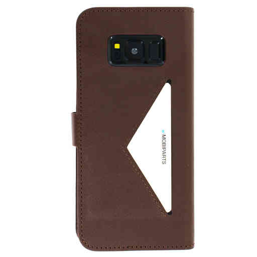 Mobiparts Classic Wallet Case Samsung Galaxy S8 Brown
