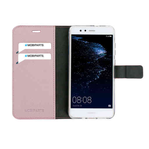 Mobiparts Saffiano Wallet Case Huawei P10 Lite Pink