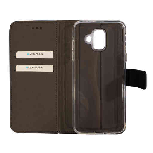 Mobiparts Premium Wallet TPU Case Samsung Galaxy A6 (2018) Black 