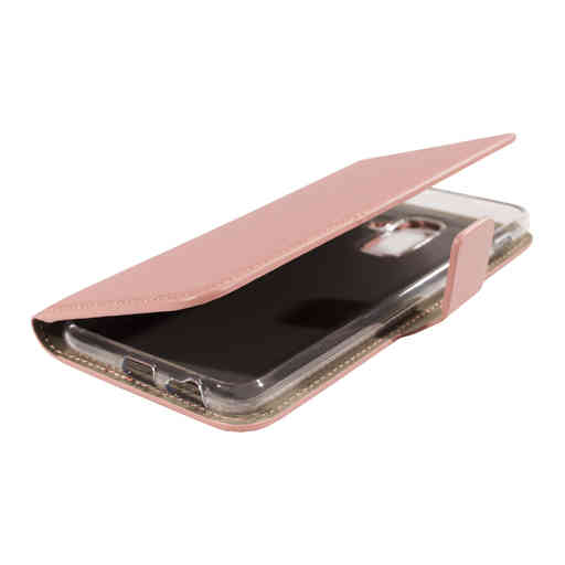 Mobiparts Saffiano Wallet Case Samsung Galaxy A6 Plus (2018) Pink