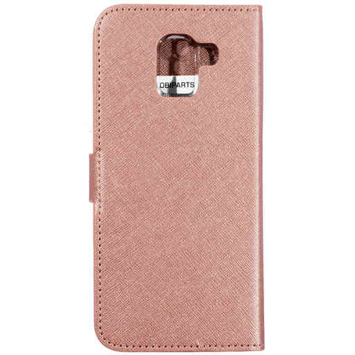 Mobiparts Saffiano Wallet Case Samsung Galaxy J6 (2018) Pink